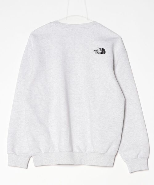 「THE NORTH FACE」 ワンポイントスウェットカットソー S グレー メンズ_画像2