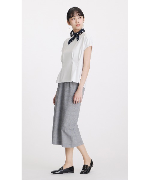 AOYAMA tシャツ 半袖 透けないカットソー「半袖」「ペプラム」「＃すご