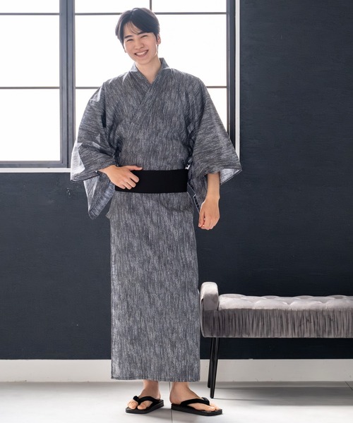 浴衣 「メンズ浴衣/選べる4タイプ」浴衣・角帯・雪駄 3点セット「粋夏浴衣」 メンズ_6