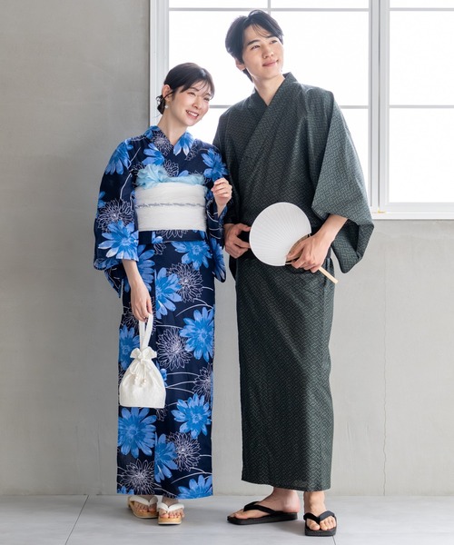浴衣 「メンズ浴衣/選べる4タイプ」浴衣・角帯・雪駄 3点セット「粋夏浴衣」 メンズ_10