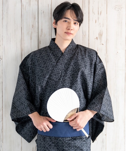 浴衣 「メンズ浴衣/選べる4タイプ」浴衣・角帯・雪駄 3点セット「粋夏浴衣」 メンズ_17