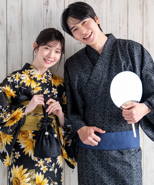 浴衣 「メンズ浴衣/選べる4タイプ」浴衣・角帯・雪駄 3点セット「粋夏浴衣」 メンズ_18
