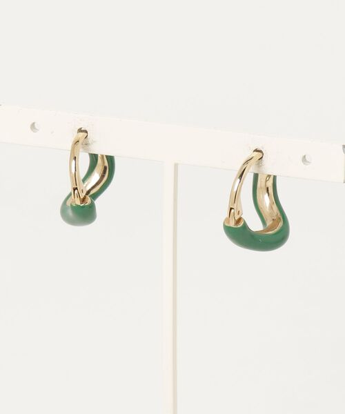 「BEAUTY&YOUTH UNITED ARROWS」 ピアス(両耳用) FREE グリーン レディース_画像2