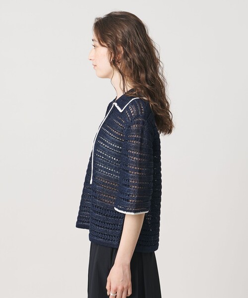 a*u様 美品　定価26400円　UNITED ARROWS バイカラー　ニット UNITED ARROWS（ユナイテッドアローズ） ニット セーター アイレット