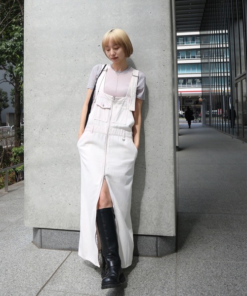 Ameri（アメリ） tシャツ 半袖 MEDI SHEER VELOUR SET TOP レディース