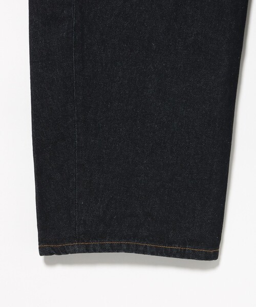 新品未使用BEAMS HEART Curve Baggy デニムパンツブラックＭ BEAMS HEART（ビームス ハート） ワイドパンツ ジーンズ カーブ ワイド