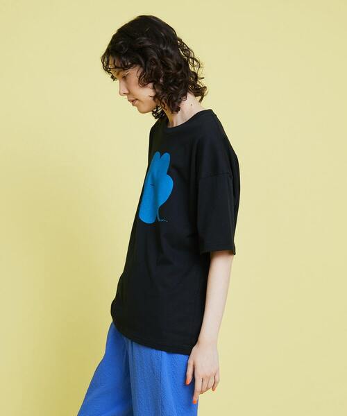 「FRAPBOIS」 半袖Tシャツ 2 ホワイト×ピンク レディース_画像9