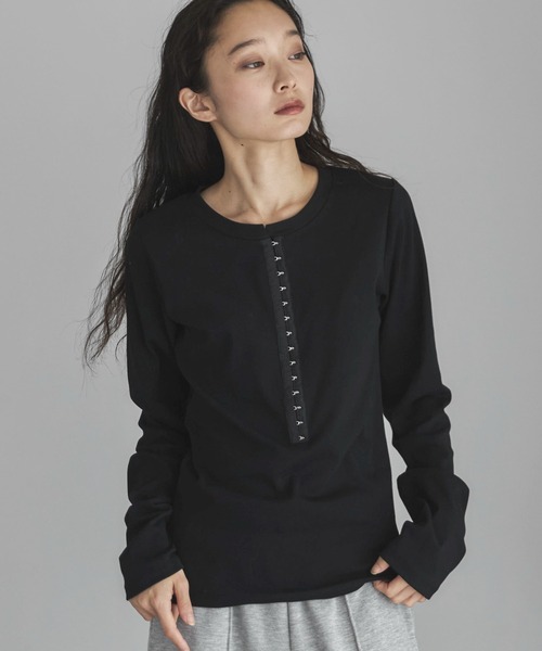 「feepur」 長袖カットソー MEDIUM オフホワイト レディース_画像9