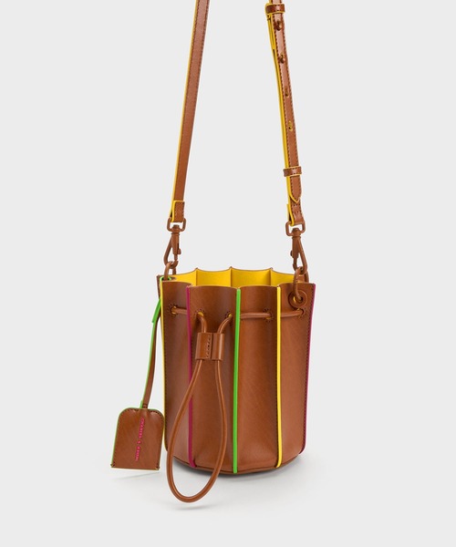 「CHARLES & KEITH」 ショルダーバッグ S オフホワイト レディース_画像2