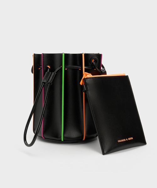 「CHARLES & KEITH」 ショルダーバッグ S オフホワイト レディース_画像8