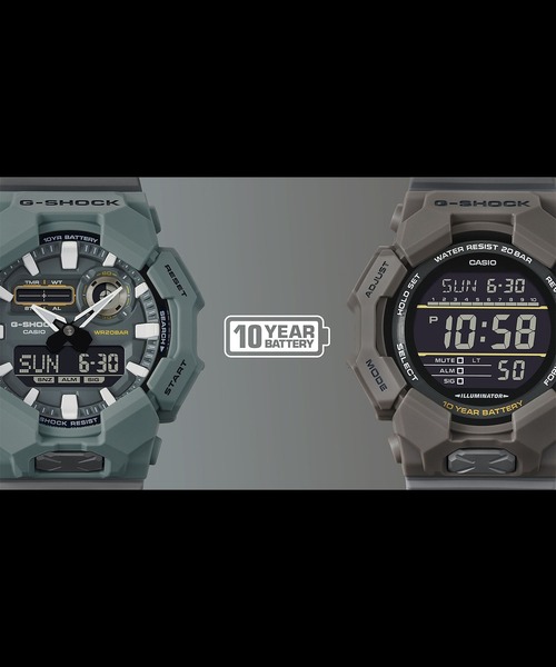 G-SHOCK 「G-SHOCK」 デジタル腕時計 - ブラウン メンズ : ZOZOTOWN