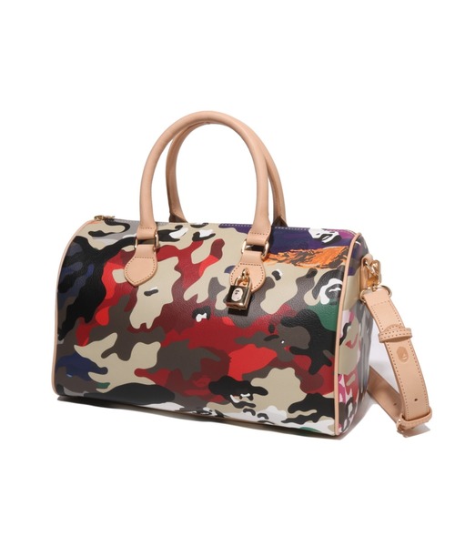 A BATHING APE（アベイシングエイプ） ボストンバッグ HYBRID CAMO