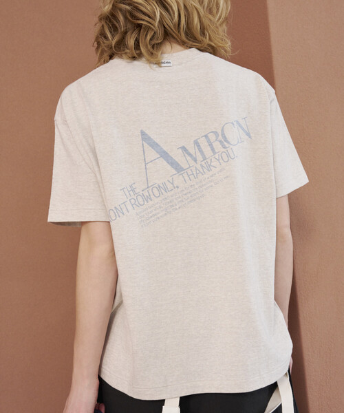 AMERICANA（アメリカーナ） tシャツ 半袖 × Firsthand 別注 丸胴