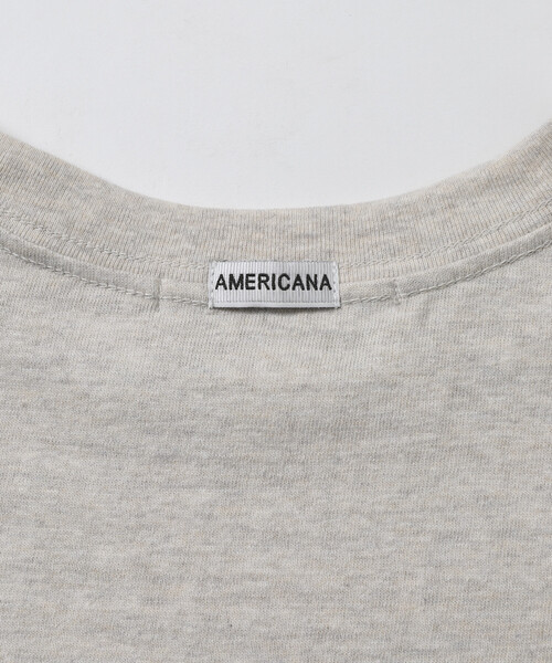 AMERICANA（アメリカーナ） tシャツ 半袖 × Firsthand 別注 丸胴