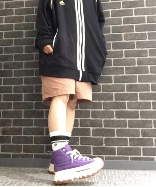 「CONVERSE」 シューズ 24.5cm グレー レディース_画像4