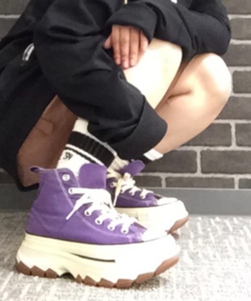「CONVERSE」 シューズ 24.5cm グレー レディース_画像5