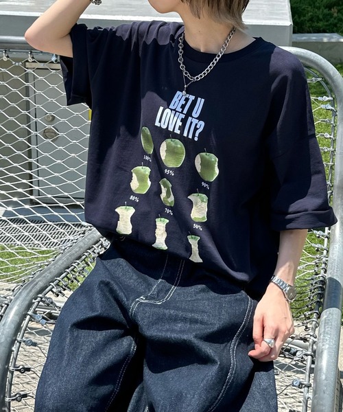 「PBLIM」 7分袖カットソー LARGE オフホワイト レディース_画像2