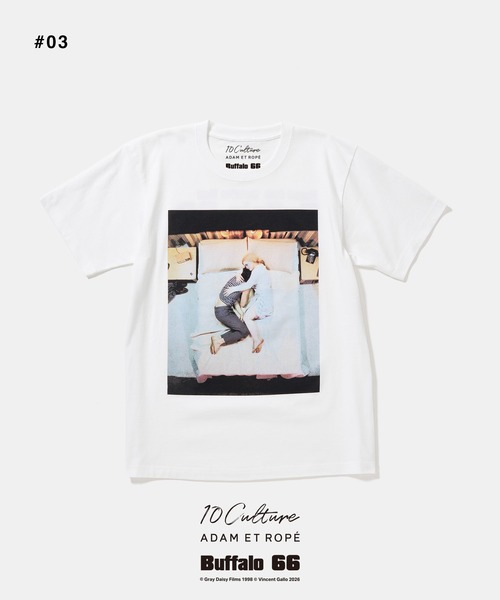 ADAM ET ROPE'（アダムエロペ） tシャツ 「Buffalo 66 × 10Culture for