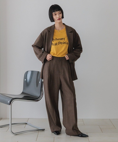 「LOWRYS FARM」 スラックス SMALL グレー レディース_画像5