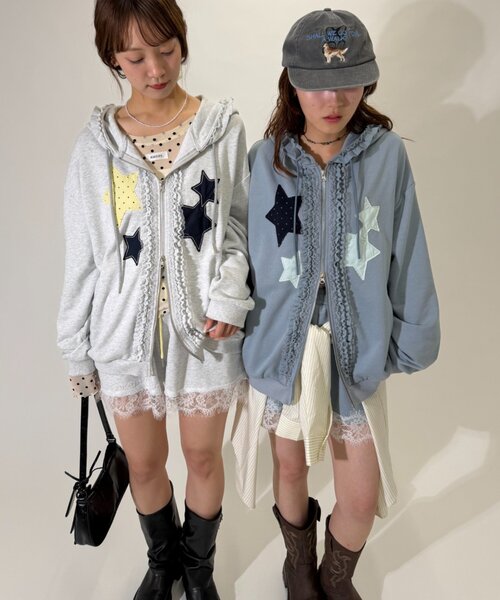 w closet（ダブルクローゼット） パーカー 「SNSで話題/EC限定カラー