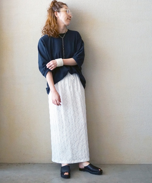 「JOURNAL STANDARD LUXE」 7分袖カットソー - ブラック レディース_画像7