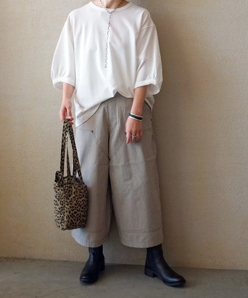 「JOURNAL STANDARD LUXE」 7分袖カットソー - ブラック レディース_画像9