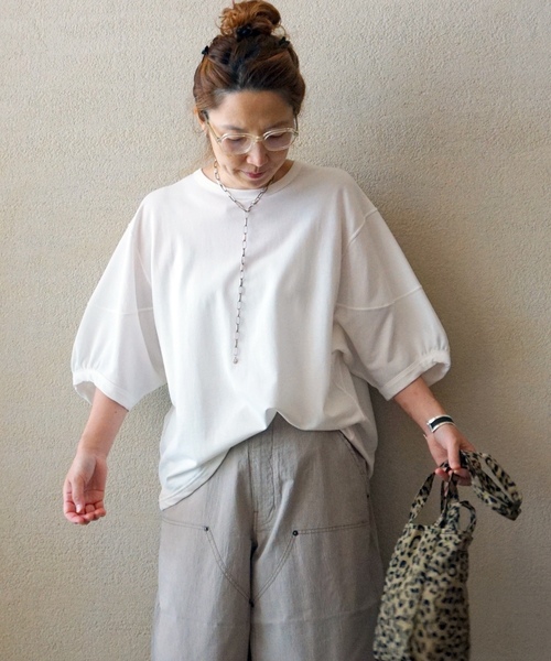「JOURNAL STANDARD LUXE」 7分袖カットソー - ブラック レディース_画像10