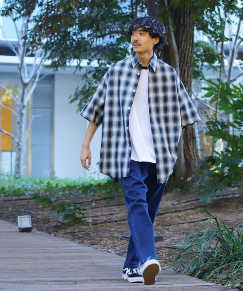 「FREAK'S STORE」 チノパンツ MEDIUM ライトブルー メンズ_画像5