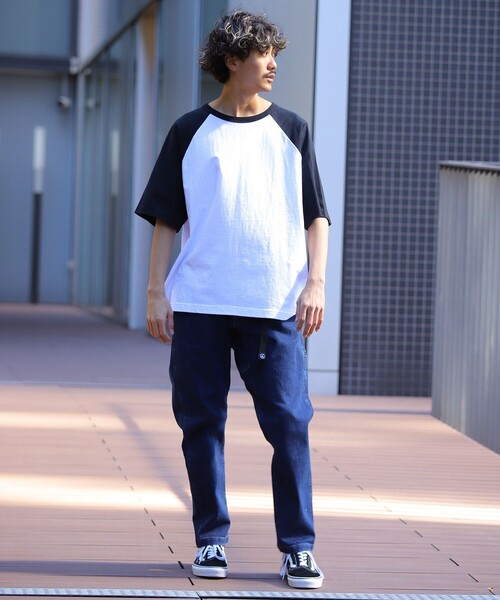 「FREAK'S STORE」 チノパンツ MEDIUM ライトブルー メンズ_画像7