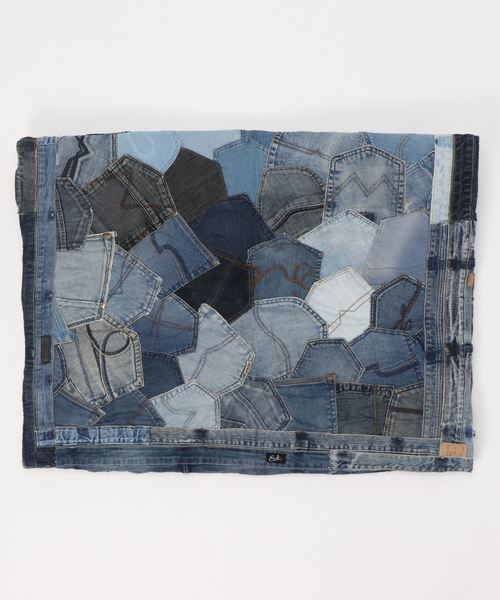 ラグ ラグマット 「JEANS　BACK　STYLE　CENTER　RUG（90×140）」