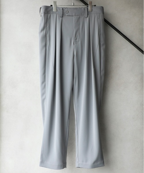 パンツ Number N Ine 別注 ドレーピーサテン ツータック ワイドテーパード アンクルパンツ セットアップ可 Zozotown 通販 Paypayモール