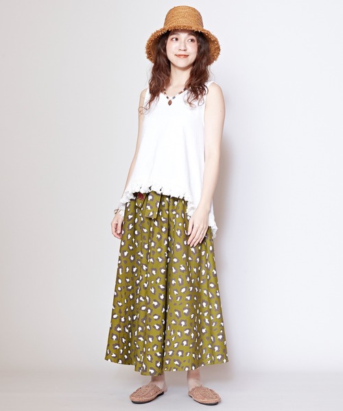 チャイハネ（CAYHANE） ロング スカート 「チャイハネ」ジャングル