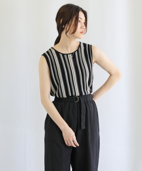 select MOCA（セレクトモカ） タンクトップ ノースリーブ クルーネック