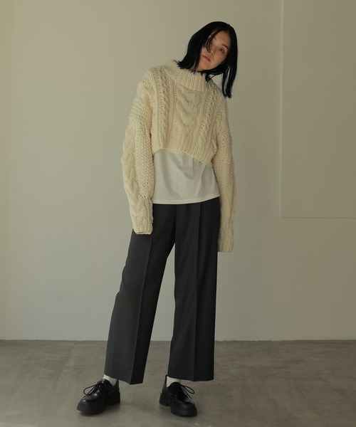 ETRE TOKYO ニット セーター 「復刻アイテム」ケーブルハンド