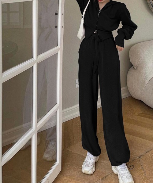 専用出品　パジャマ2点 パジャマ ルームウェア 2点セットルームウェア 指穴ダブルジップ