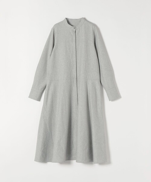 SHIPS any ワンピース シャツワンピース any: ウールブレンド ヘム