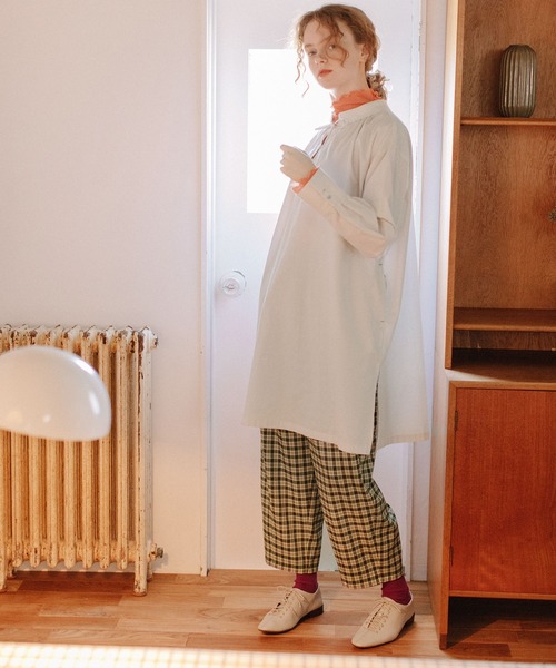 DouDouドゥドゥ　チュニックブラウス白未使用 袖ボリュームチュニックブラウス | DOUDOU(ドゥドゥ)レディース