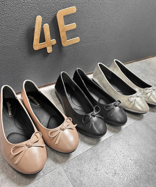 masyugirl（マシュガール） バレエシューズ パンプス 「4E幅広・大きい