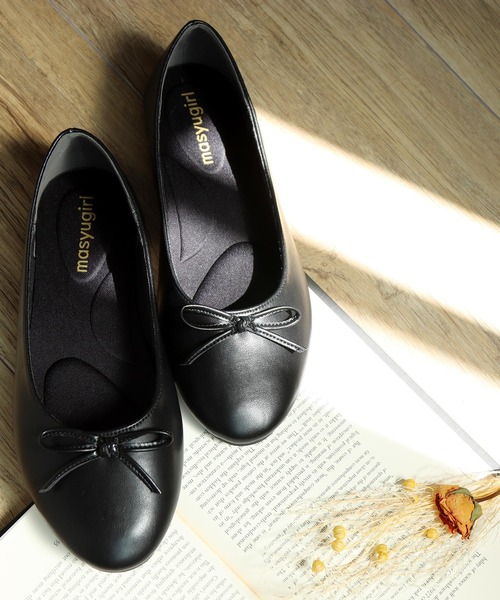 masyugirl（マシュガール） バレエシューズ パンプス 「4E幅広・大きい