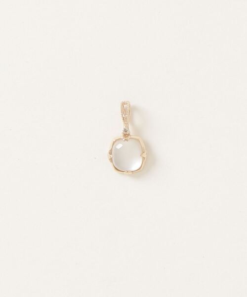 agete（アガット） チャーム K5クォーツ／シェルチャーム レディース