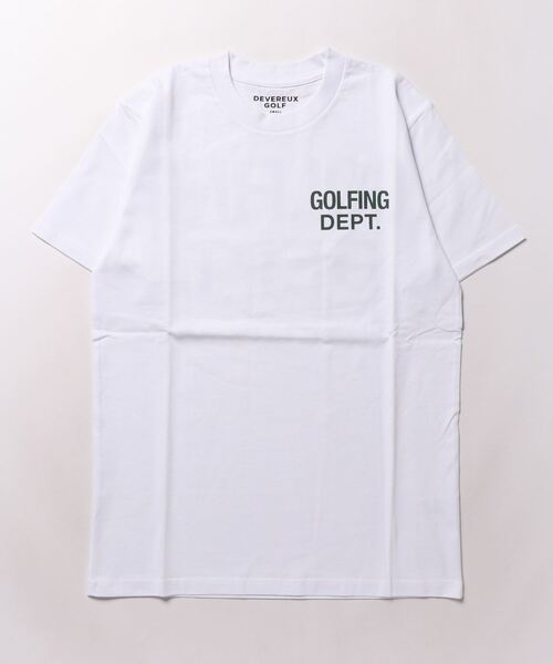 ゴルフ メンズ DEVEREUX トップス 半袖 カットソー シャツ（ホワイト） ゴルフ メンズ DEVEREUX トップス 半袖 シャツ カットソー