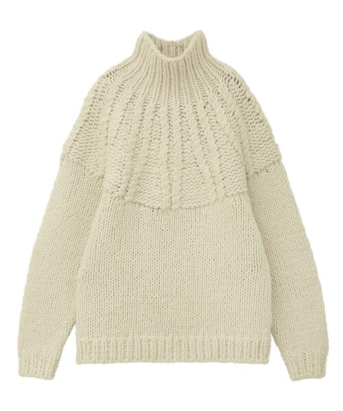 CLANE（クラネ） ニット セーター 「CLANE/クラネ」CHUNKY CABLE HAND