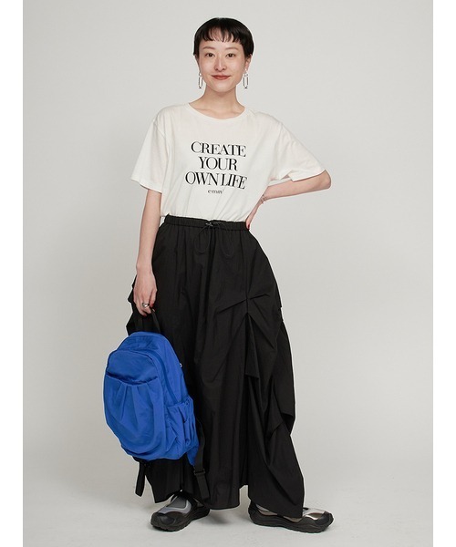 デイバック リュック 「emmi atelier」eco　ミニギャザーボディーバックパック レディース | emmi | 11