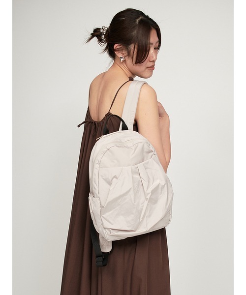 デイバック リュック 「emmi atelier」eco　ミニギャザーボディーバックパック レディース | emmi | 08