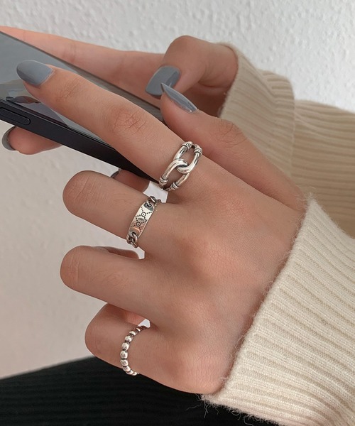 DiamondHearts（ダイヤモンドハーツ） 指輪 リング 3セットリング