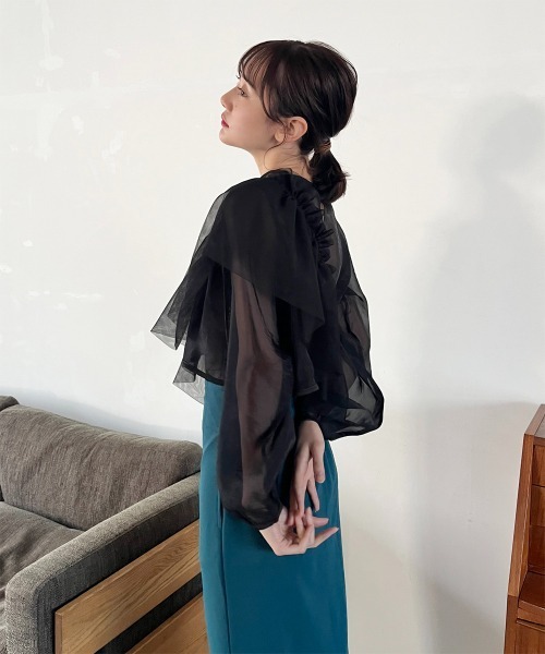 つけ襟 付け襟 マルチウェイギャザーフリル : ZOZOTOWN Yahoo!店