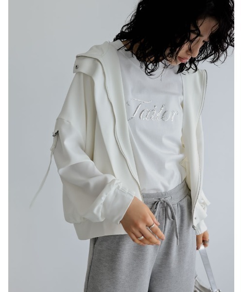Re:EDIT（リエディ） ブルゾン アウター 「2024SS COLLECTION」サテン