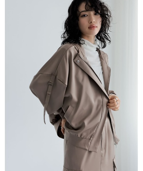 Re:EDIT（リエディ） ブルゾン アウター 「2024SS COLLECTION」サテン