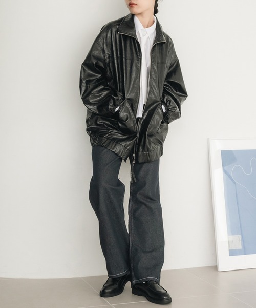 HEILIS（ヘイリス） ブルゾン アウター ヴィンテージライクフェイク