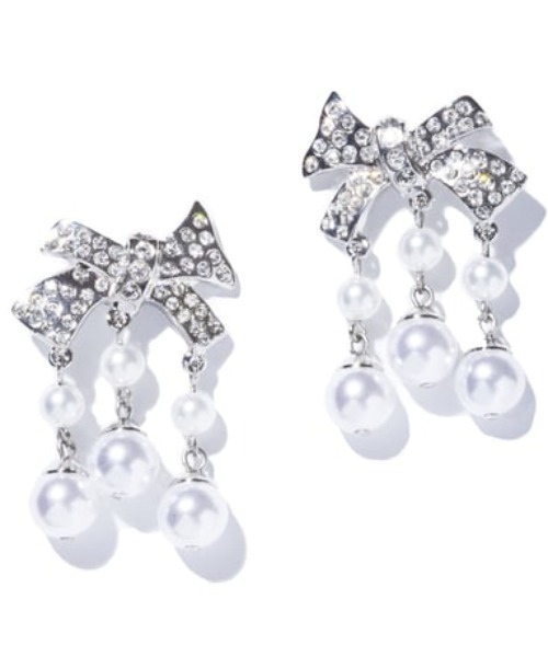 IRIS47（イリスフォーセブン） ピアス 「IRIS 47」bow pearl pierce 